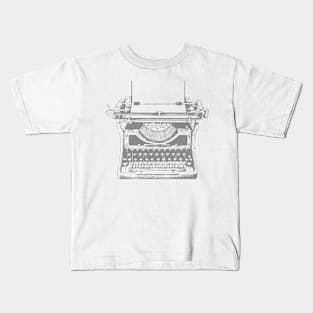 vintage typewriter 3 Kids T-Shirt